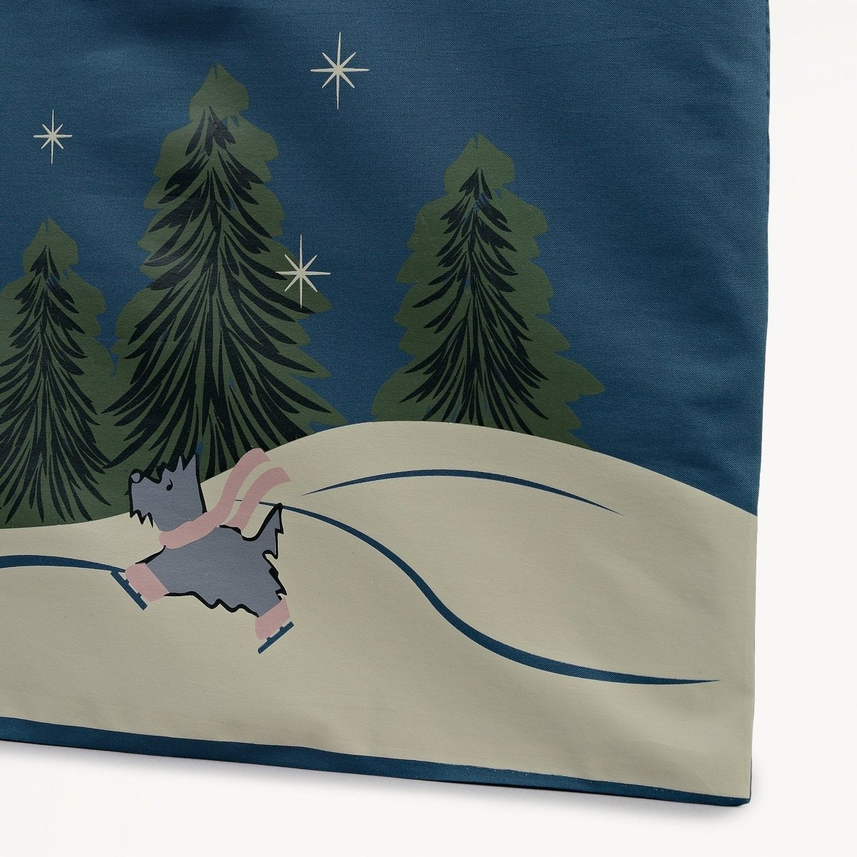 An Ice Day Fabric Responsible Foldaway In Teal - RUTHERFORD & Co