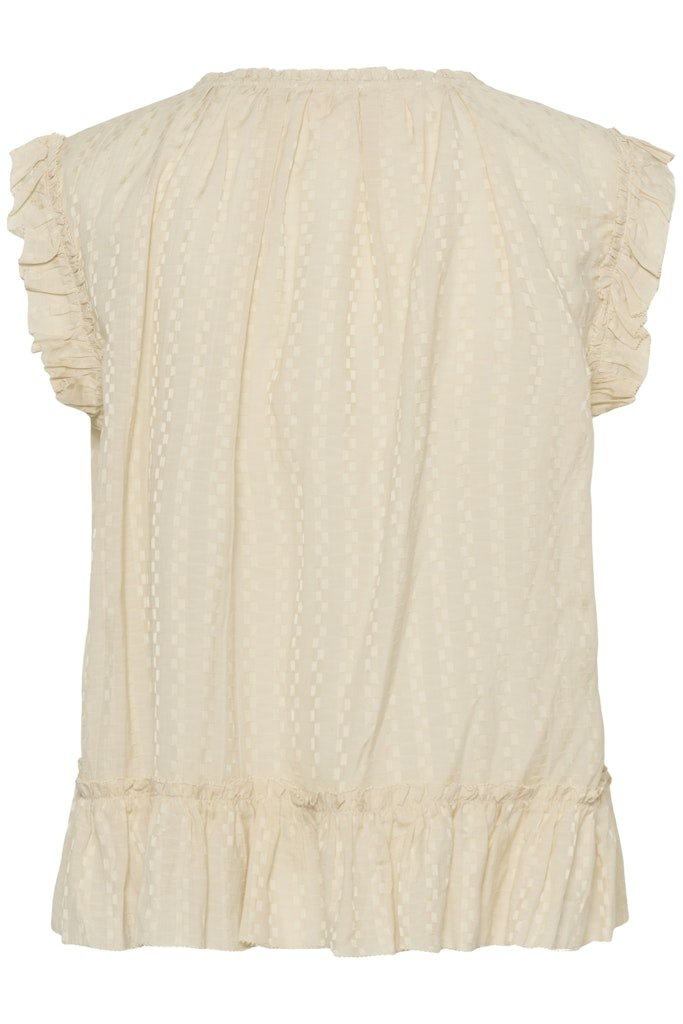 AnekaPW Bl Top - Oatmeal - RUTHERFORD & Co