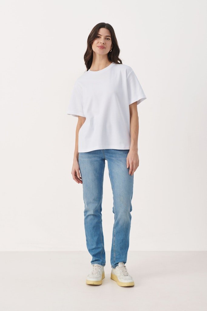 AnnePW Ts T-shirt - Bright White - RUTHERFORD & Co