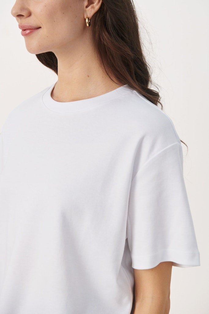 AnnePW Ts T-shirt - Bright White - RUTHERFORD & Co