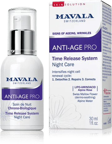 Anti Age Pro Time Release System Night Care 30ml - RUTHERFORD & Co
