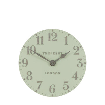 Arabic Wall Clock Pearl Green 12in - RUTHERFORD & Co