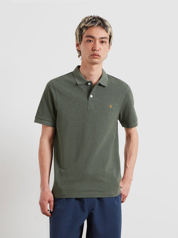 Cunningham Polo Shirt In Rosemary Marl