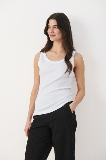 ArvidaPW To Top - Bright White - RUTHERFORD & Co