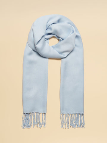 Ascot Blue Large Lightweight Wrap Scarf - RUTHERFORD & Co