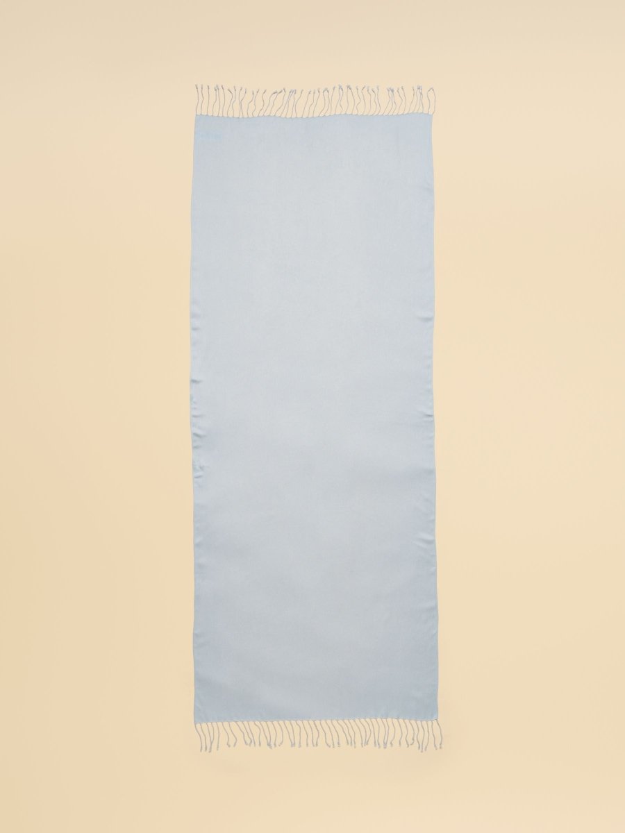 Ascot Blue Large Lightweight Wrap Scarf - RUTHERFORD & Co