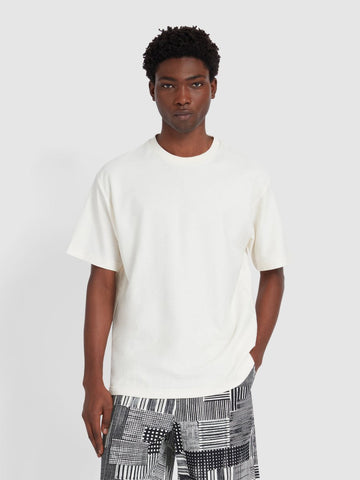 Ashcombe T-Shirt In Cream - RUTHERFORD & Co