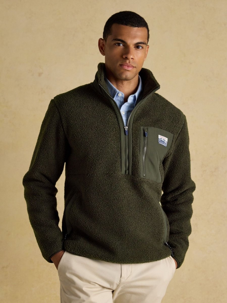 Ashford Green Borg Quarter Zip Fleece - RUTHERFORD & Co