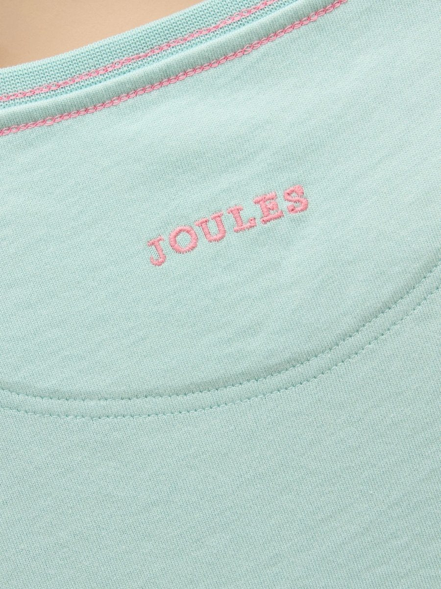 Astra Light Blue Applique Cotton T-Shirt - RUTHERFORD & Co