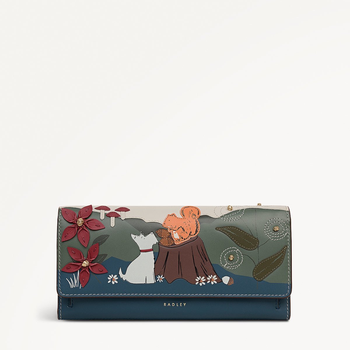 AUTUMN LEAVES - FLAPOVER WALLET - RUTHERFORD & Co