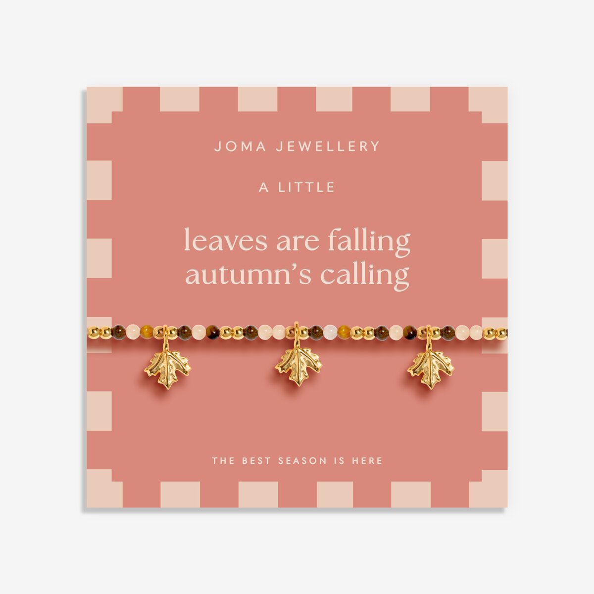 Autumn's Calling A Little 'Leaves Are Falling, Autumn Is Calling' Bracelet - RUTHERFORD & Co