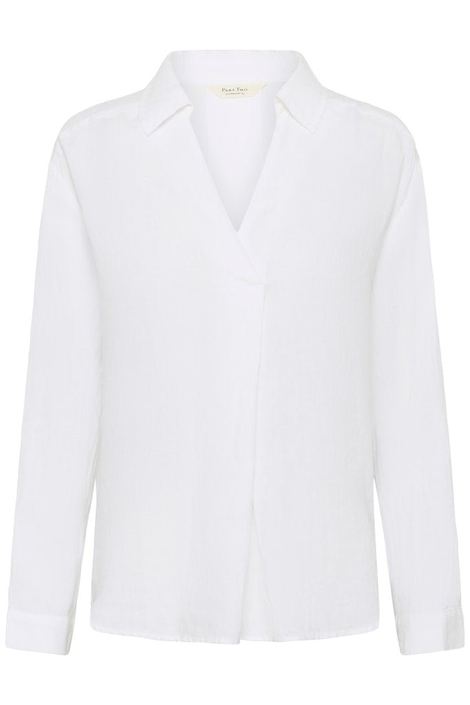 AyoPW Sh Shirt - Bright White - RUTHERFORD & Co