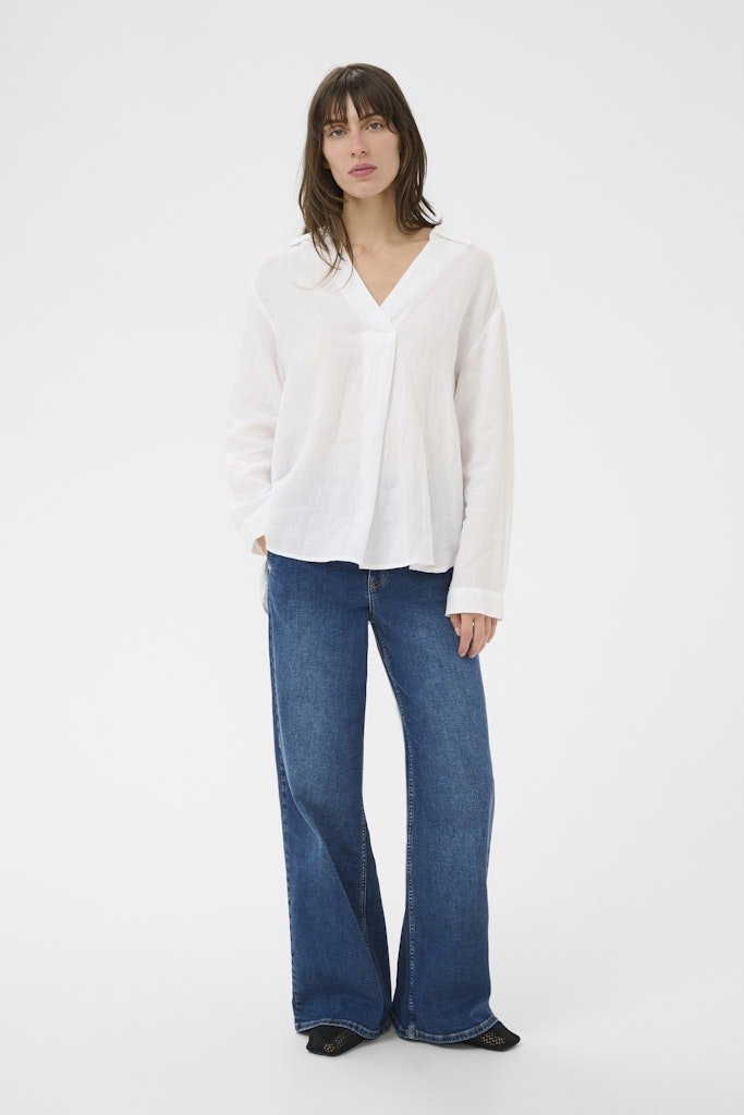 AyoPW Sh Shirt - Bright White - RUTHERFORD & Co