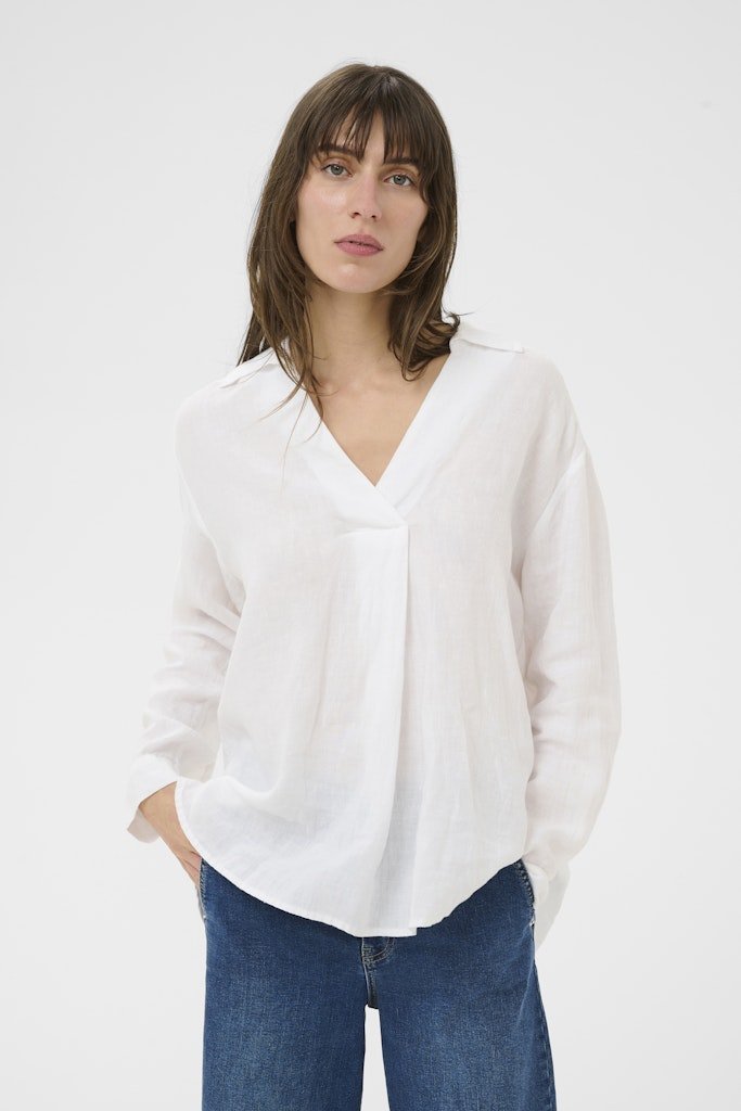 AyoPW Sh Shirt - Bright White - RUTHERFORD & Co