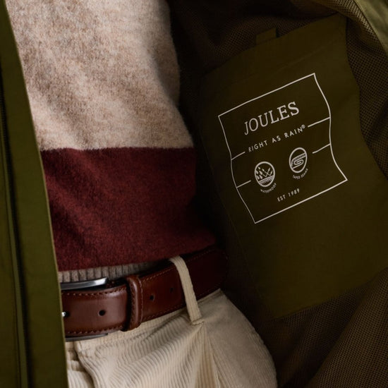 Ayston Green Lightweight Waterproof Coat - RUTHERFORD & Co