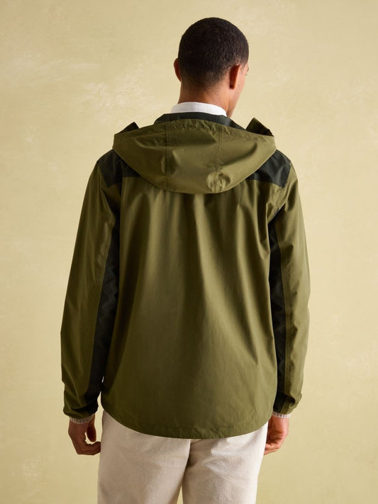Ayston Green Lightweight Waterproof Coat - RUTHERFORD & Co