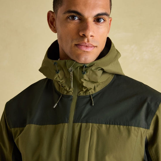 Ayston Green Lightweight Waterproof Coat - RUTHERFORD & Co