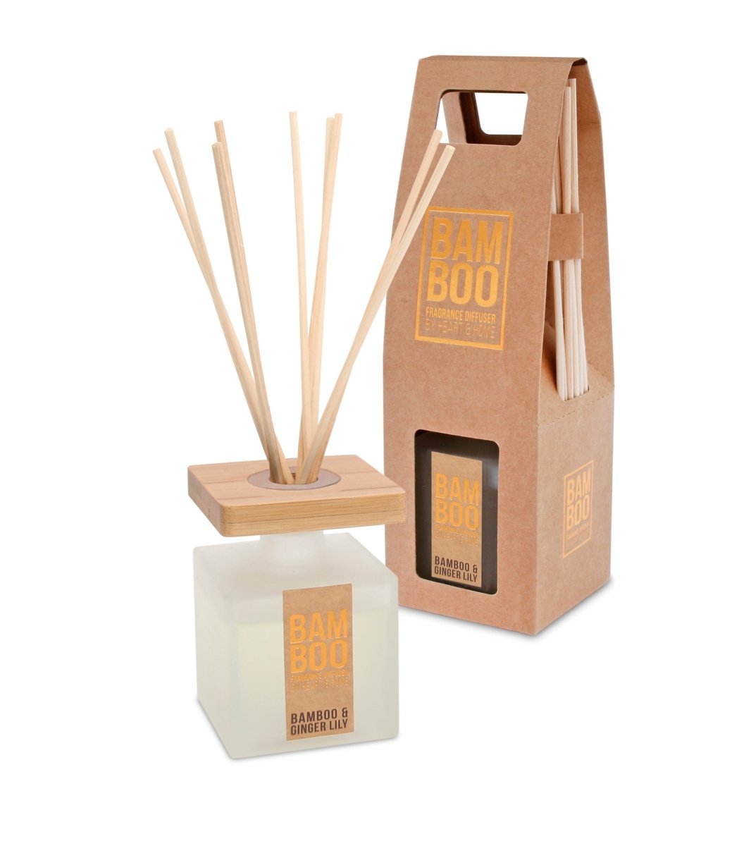 Bamboo Fragrance Diffuser - Bamboo & Ginger Lily - RUTHERFORD & Co