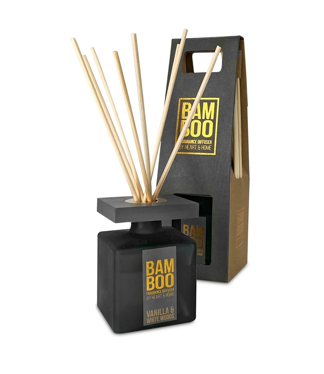 Bamboo Fragrance Diffuser - Vanilla & White Woods - RUTHERFORD & Co