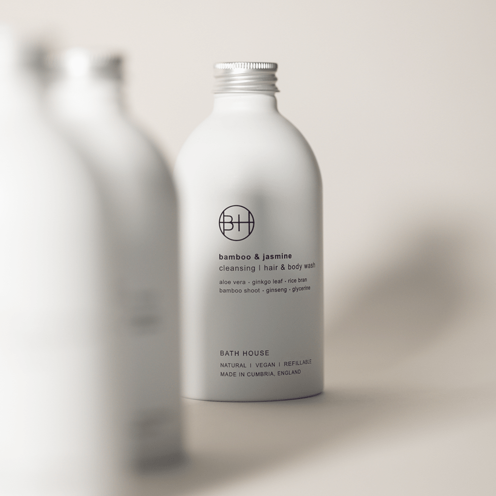 Bamboo & Jasmine Hair & Body Wash 300ml - RUTHERFORD & Co