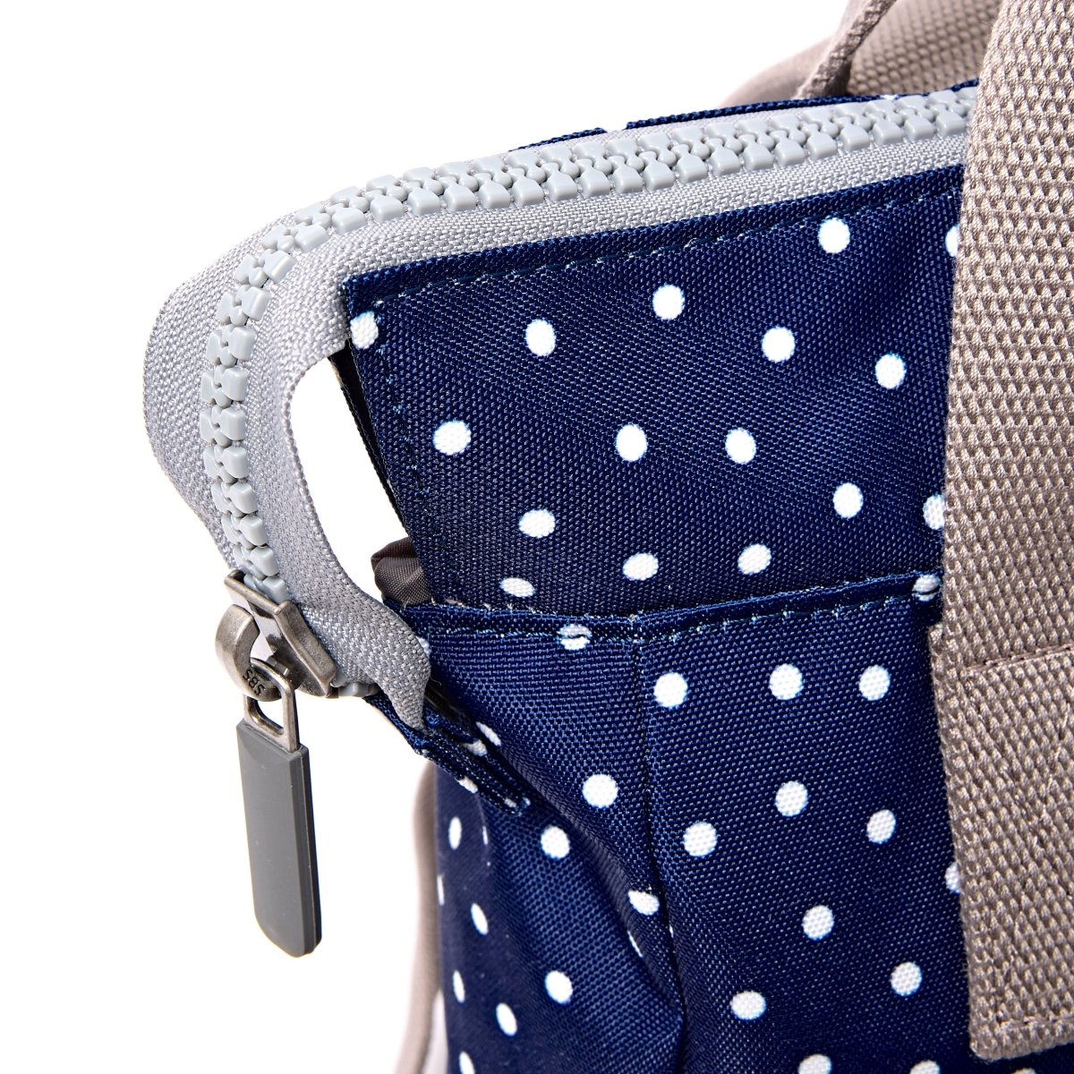 Bantry Backpack in Navy Polka Dot - RUTHERFORD & Co