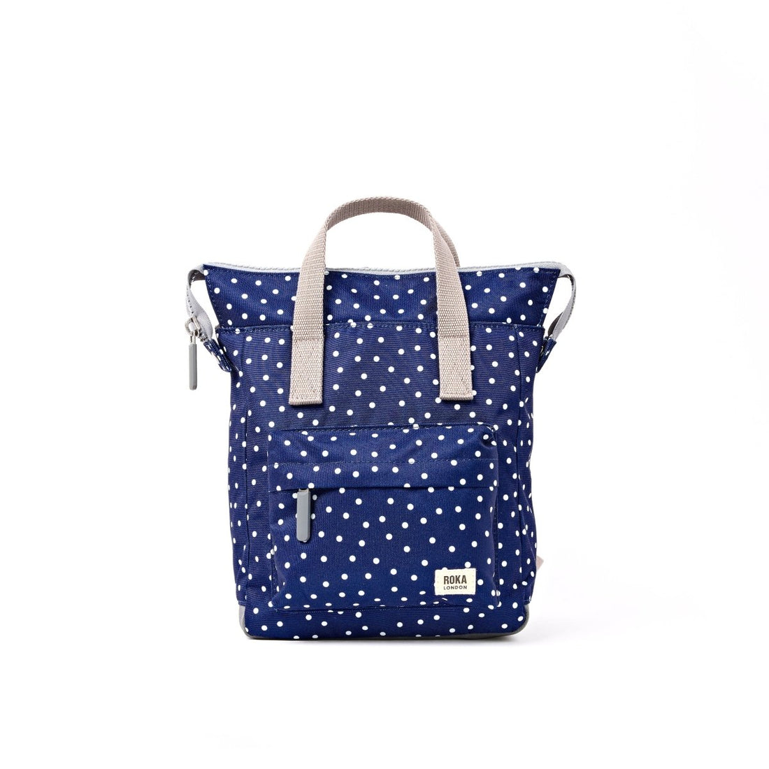 Bantry Backpack in Navy Polka Dot - RUTHERFORD & Co