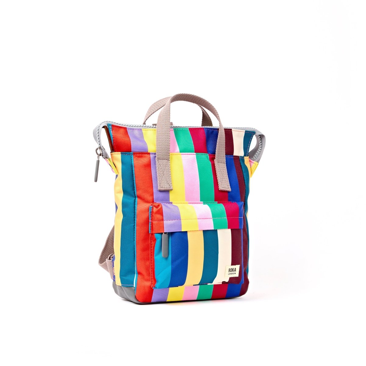 Bantry Backpack in Wide Multi Stripe - RUTHERFORD & Co