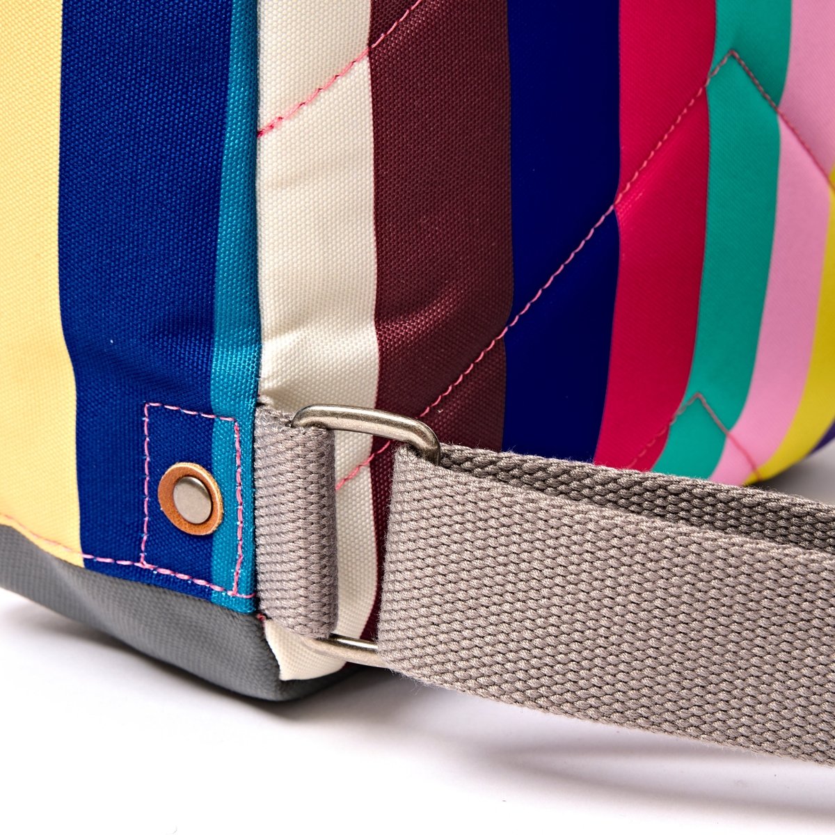Bantry Backpack in Wide Multi Stripe - RUTHERFORD & Co