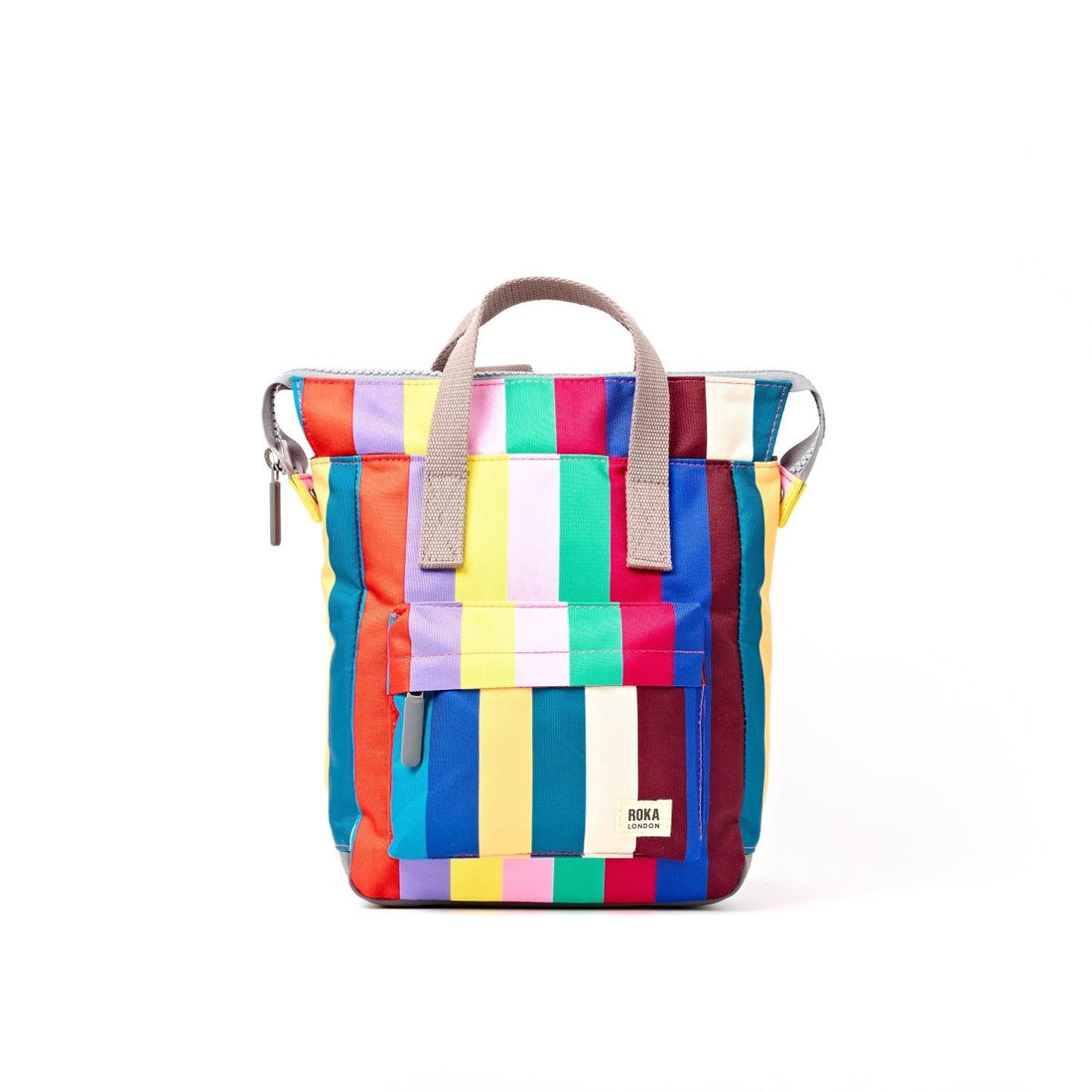 Bantry Backpack in Wide Multi Stripe - RUTHERFORD & Co