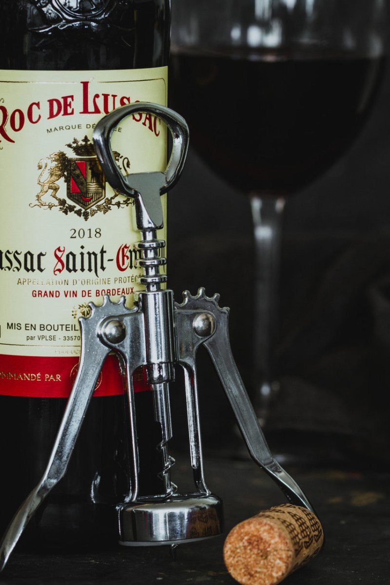 BarCraft Double Handled Chrome Wing Corkscrew - RUTHERFORD & Co
