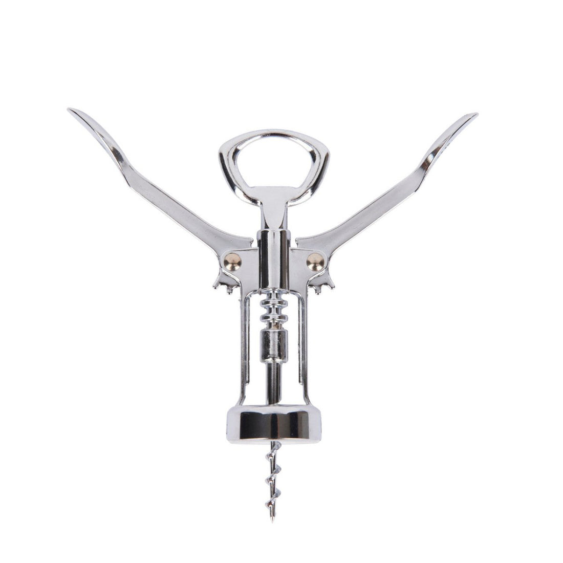 BarCraft Double Handled Chrome Wing Corkscrew - RUTHERFORD & Co