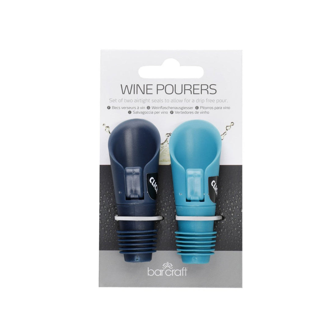 BarCraft Wine Pourers Set - RUTHERFORD & Co