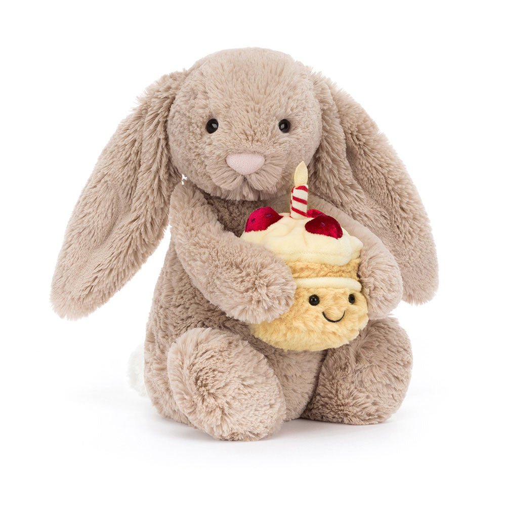 Bashful Beige Birthday Bunny - RUTHERFORD & Co