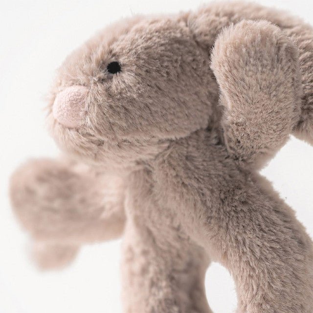 Bashful Beige Bunny Ring Rattle - RUTHERFORD & Co