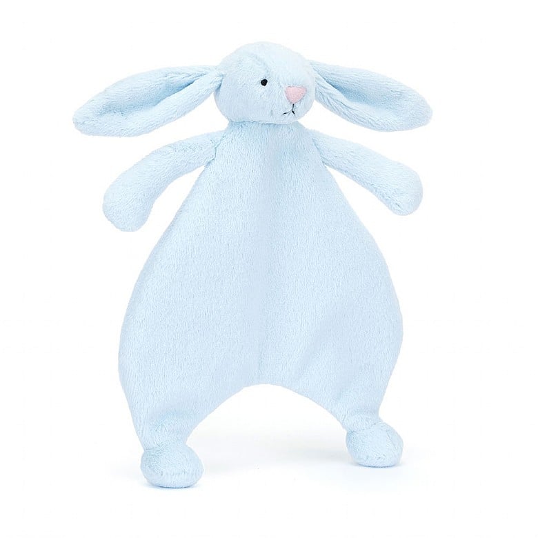 Bashful Blue Bunny Comforter - RUTHERFORD & Co