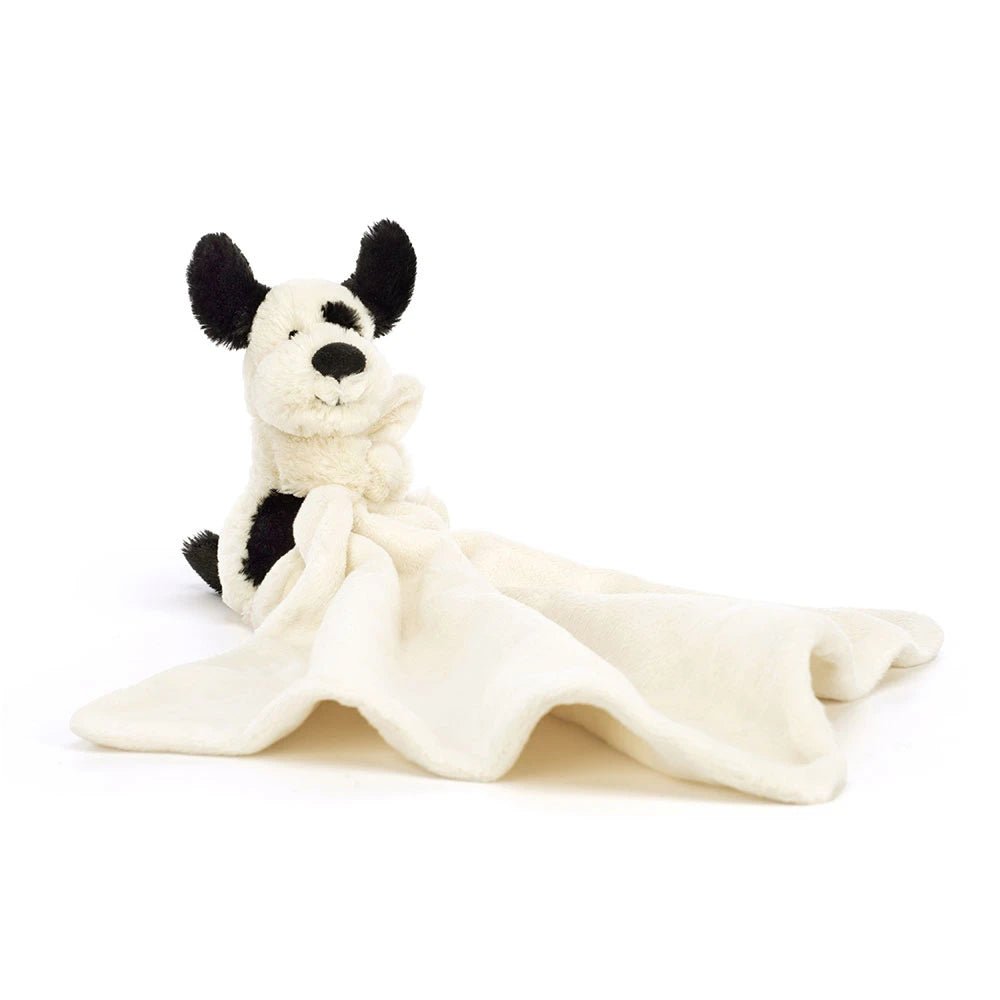 Bashful Rufferty Black & Cream Puppy Soother - RUTHERFORD & Co