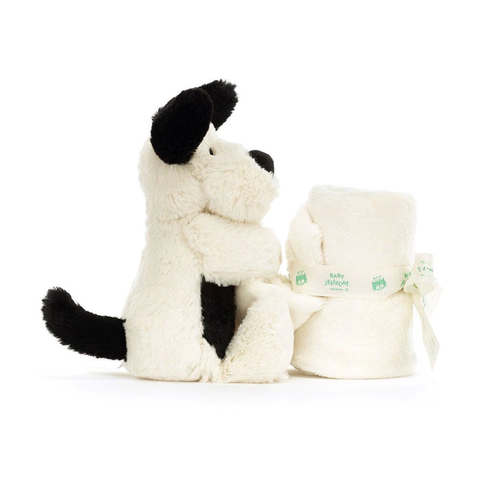 Bashful Rufferty Black & Cream Puppy Soother - RUTHERFORD & Co