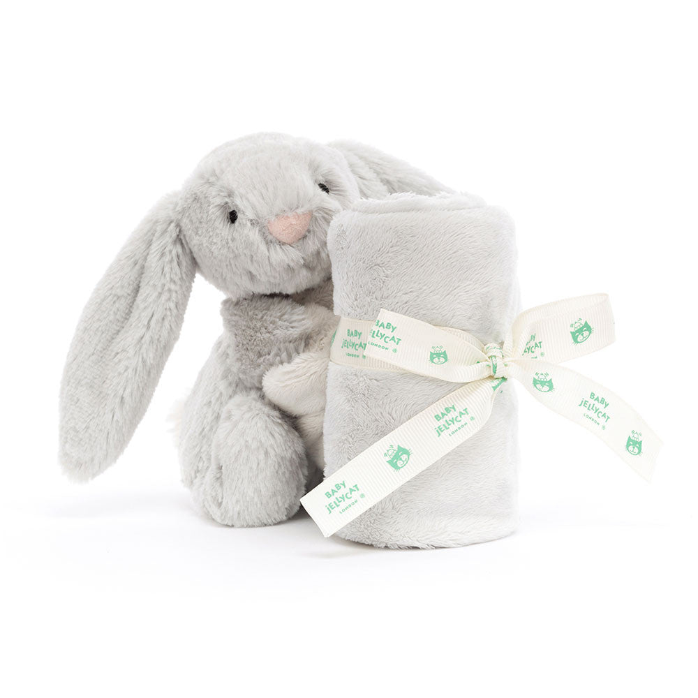 Bashful Silver Bunny Soother - RUTHERFORD & Co