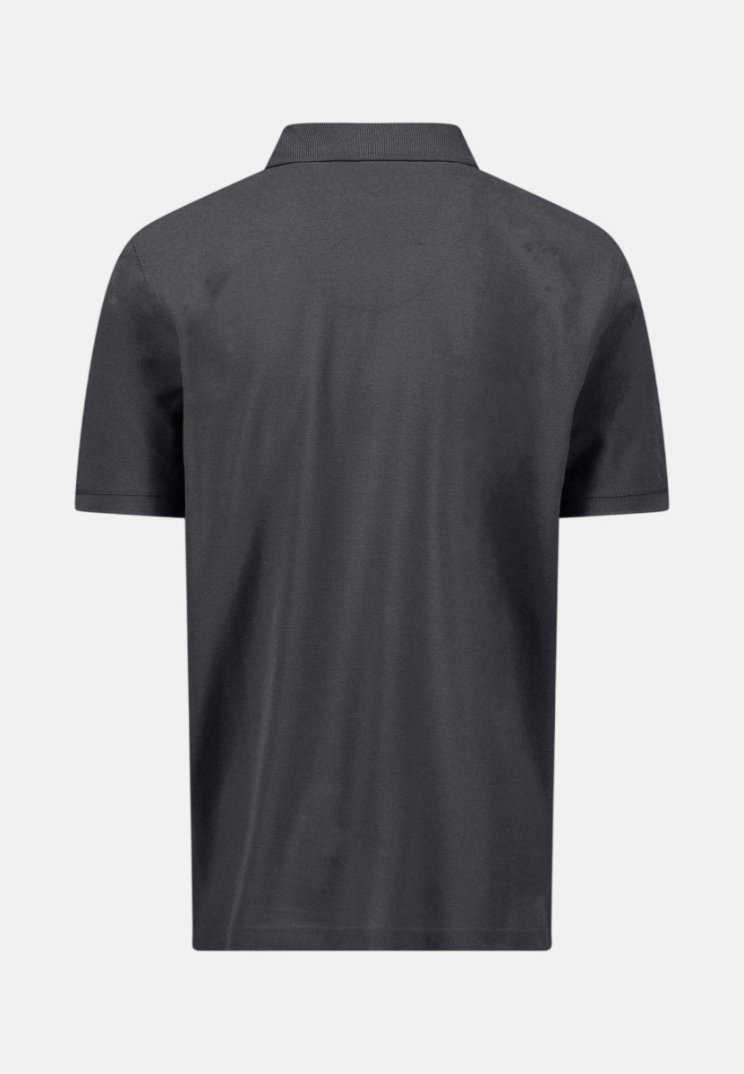 Basic Polo, Premium Cotton Granite - RUTHERFORD & Co