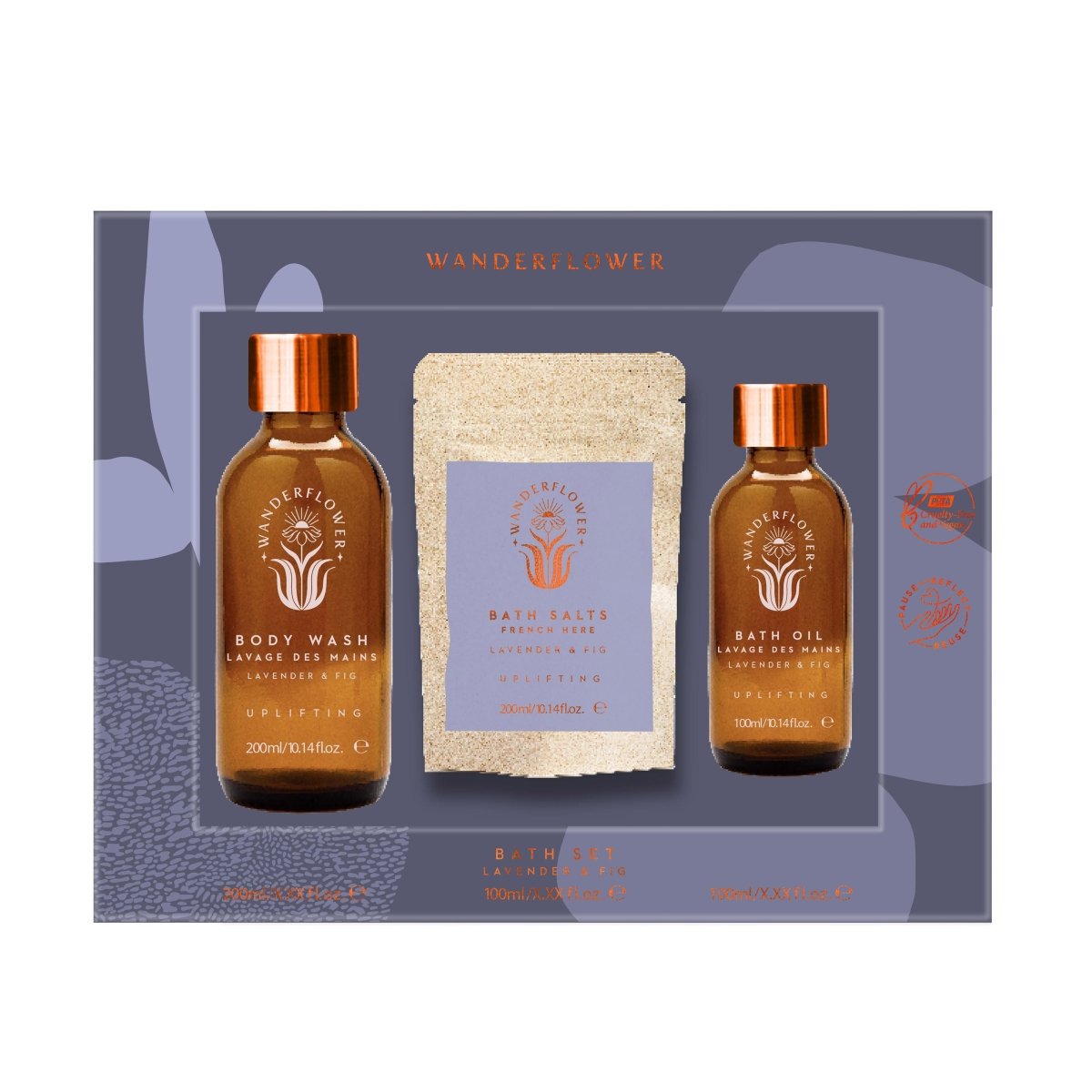 BATHING RITUALS SET PURPLE - RUTHERFORD & Co