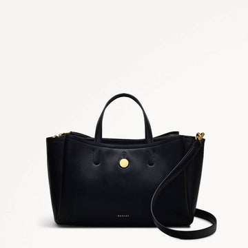BATHURST MEWS - BLACK - MEDIUM ZIPTOP GRAB - RUTHERFORD & Co