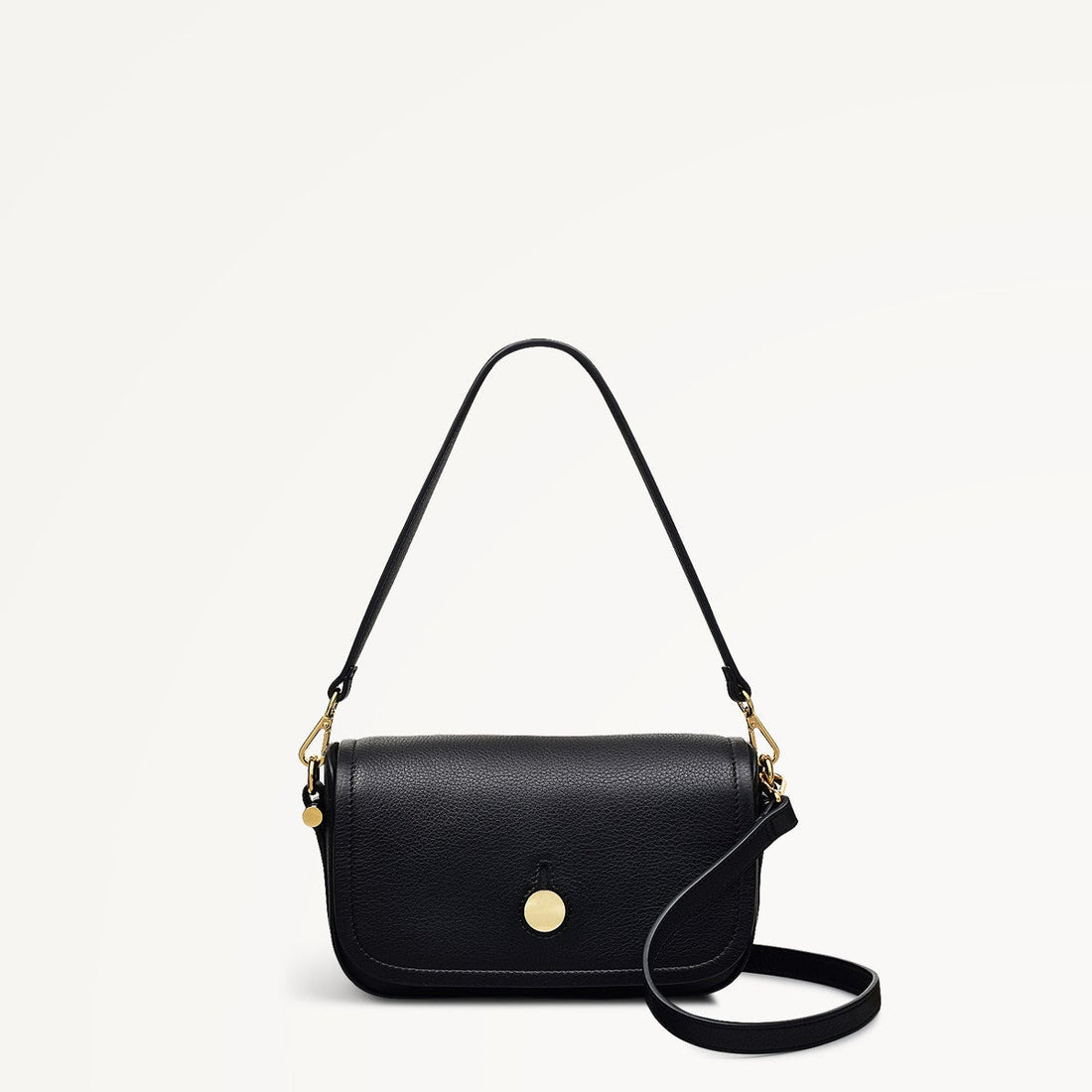 BATHURST MEWS - BLACK - SMALL FLAPOVER CROSSBODY - RUTHERFORD & Co