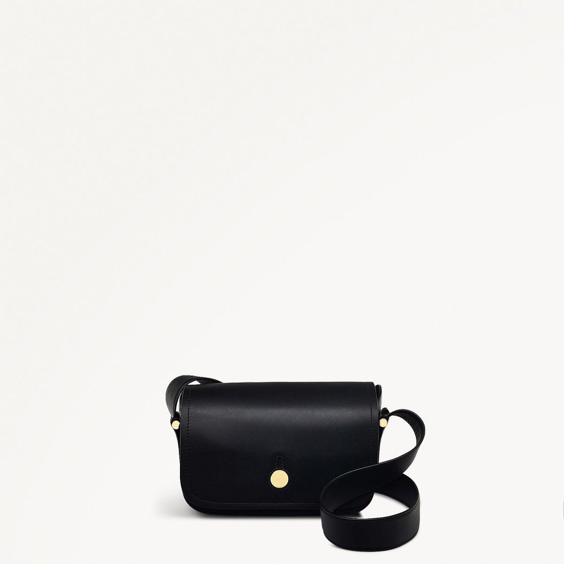 BATHURST MEWS/BLACK/MEDIUM FLAPOVER CROSSBODY - RUTHERFORD & Co