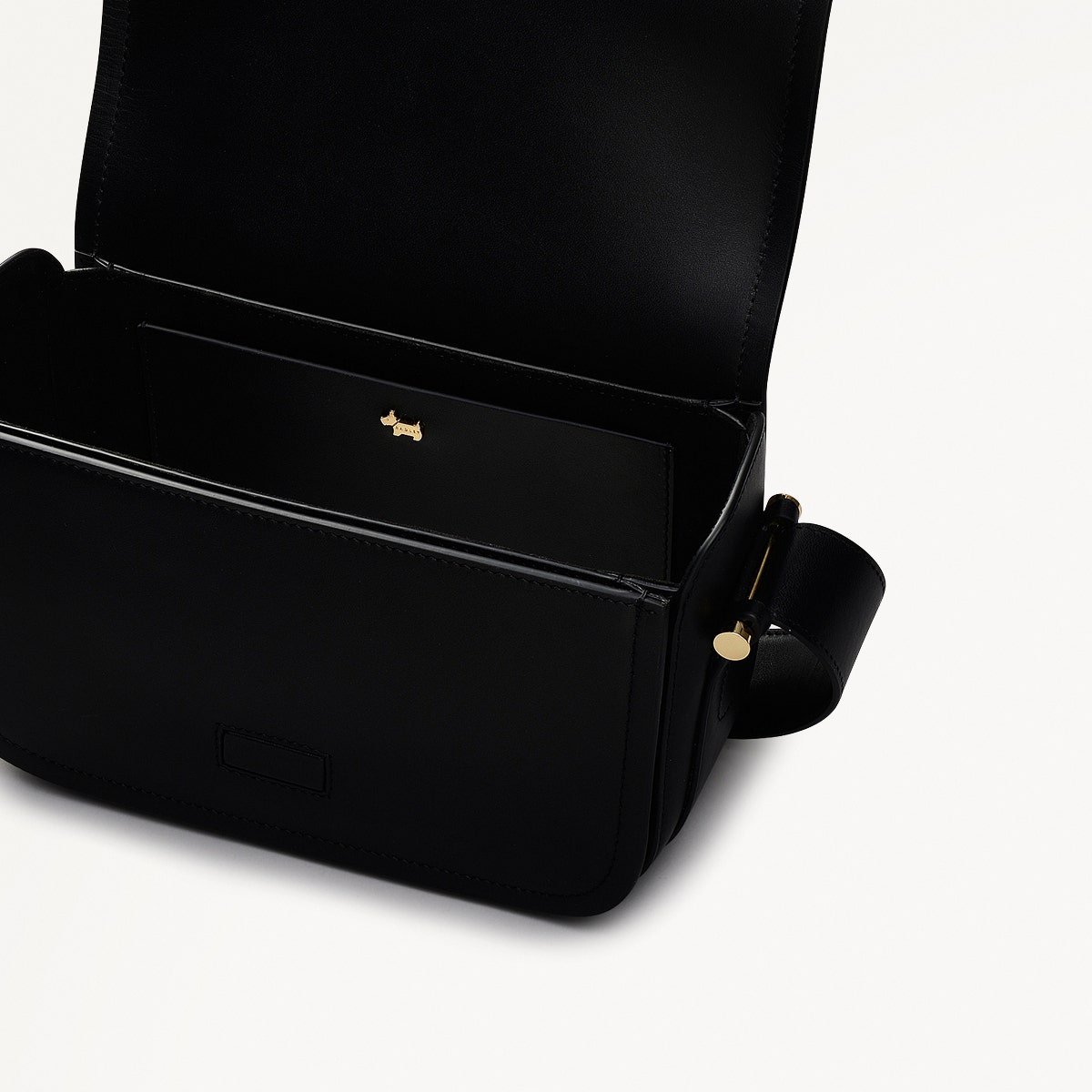 BATHURST MEWS/BLACK/MEDIUM FLAPOVER CROSSBODY - RUTHERFORD & Co