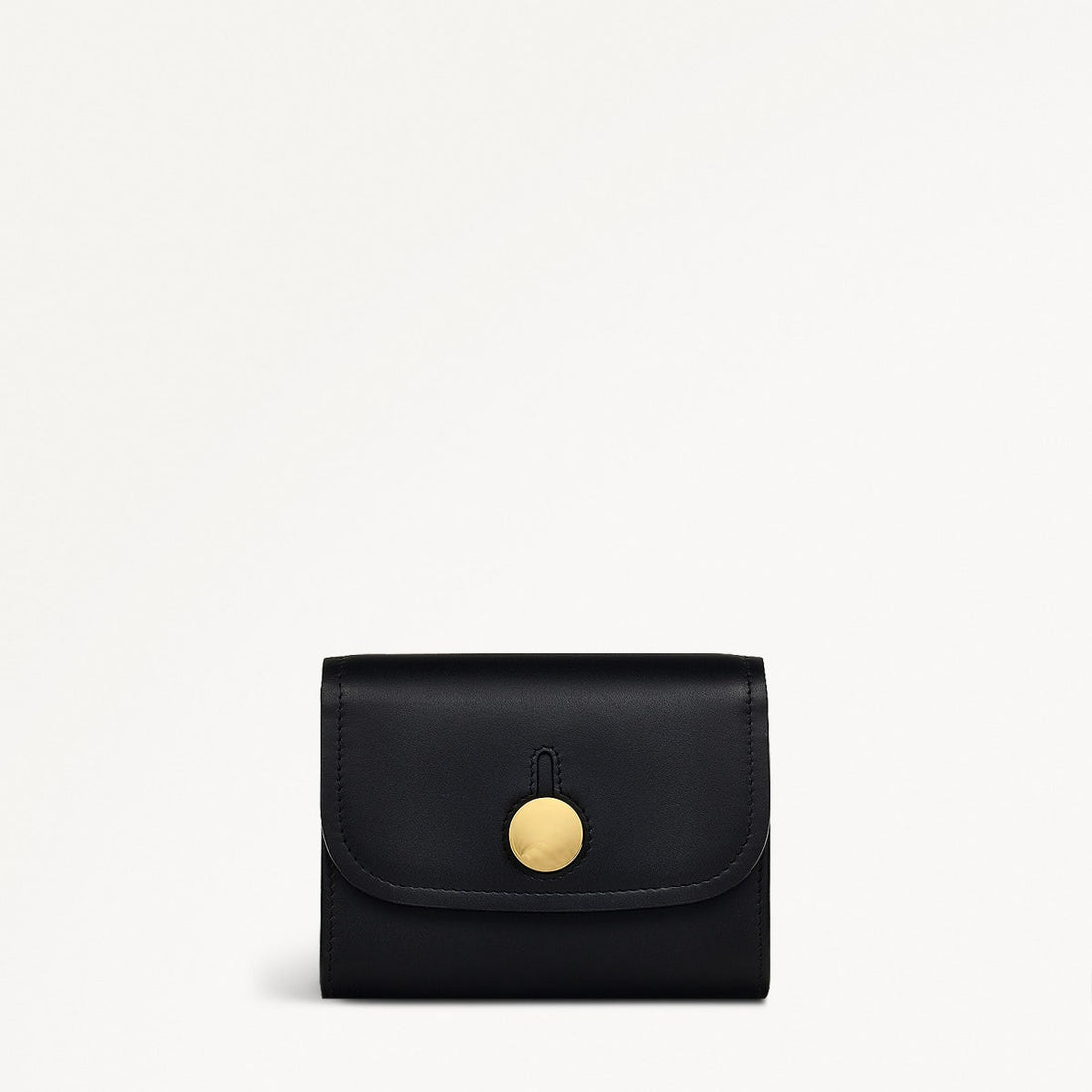 BATHURST MEWS/BLACK/MEDIUM FLAPOVER PURSE - RUTHERFORD & Co