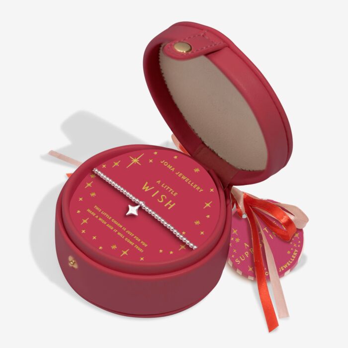 Bauble Jewellery Box 'Wish' Bracelet in Silver Plating - RUTHERFORD & Co