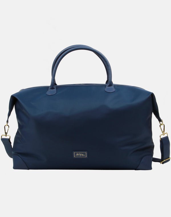 Bayswater Weekend Bag/Navy - RUTHERFORD & Co