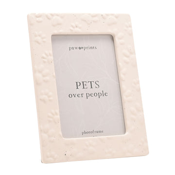 Best of Breed Paw Prints Ceramic Photo Frame