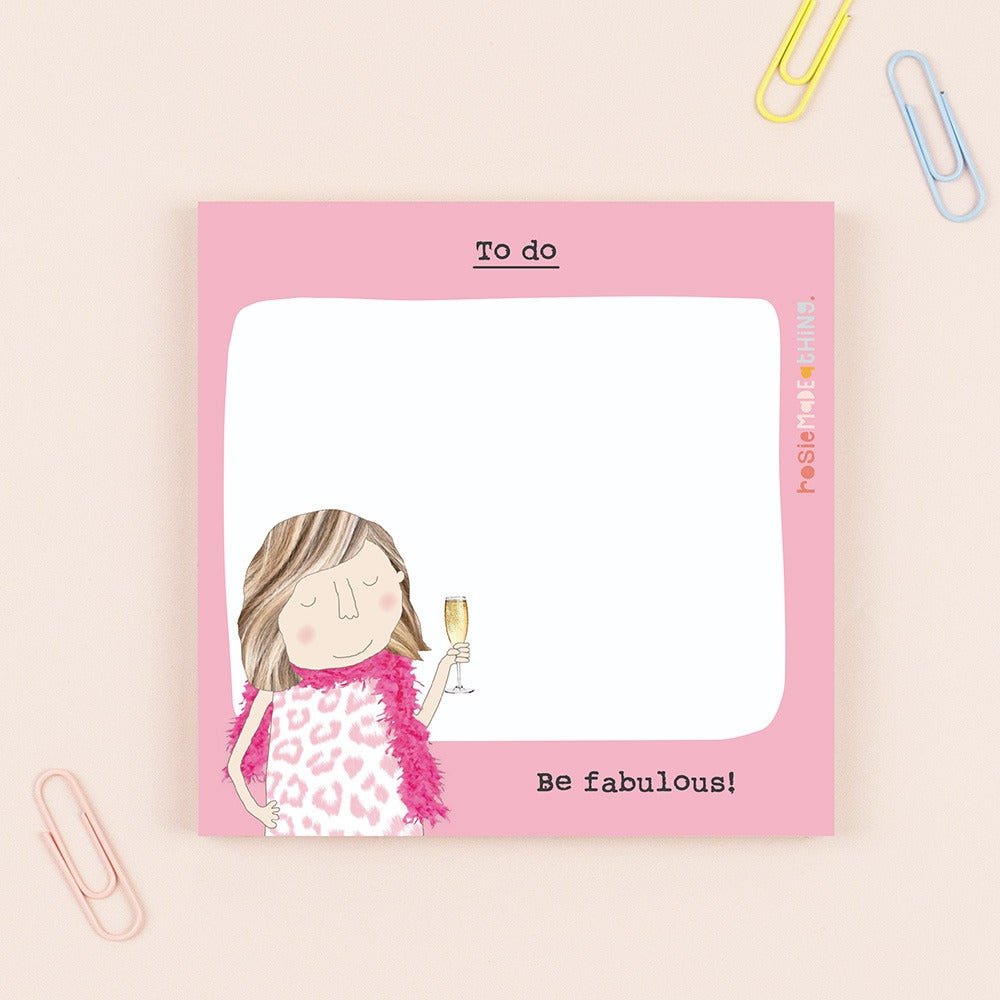 Be Fabulous Sticky Jots Pad - RUTHERFORD & Co