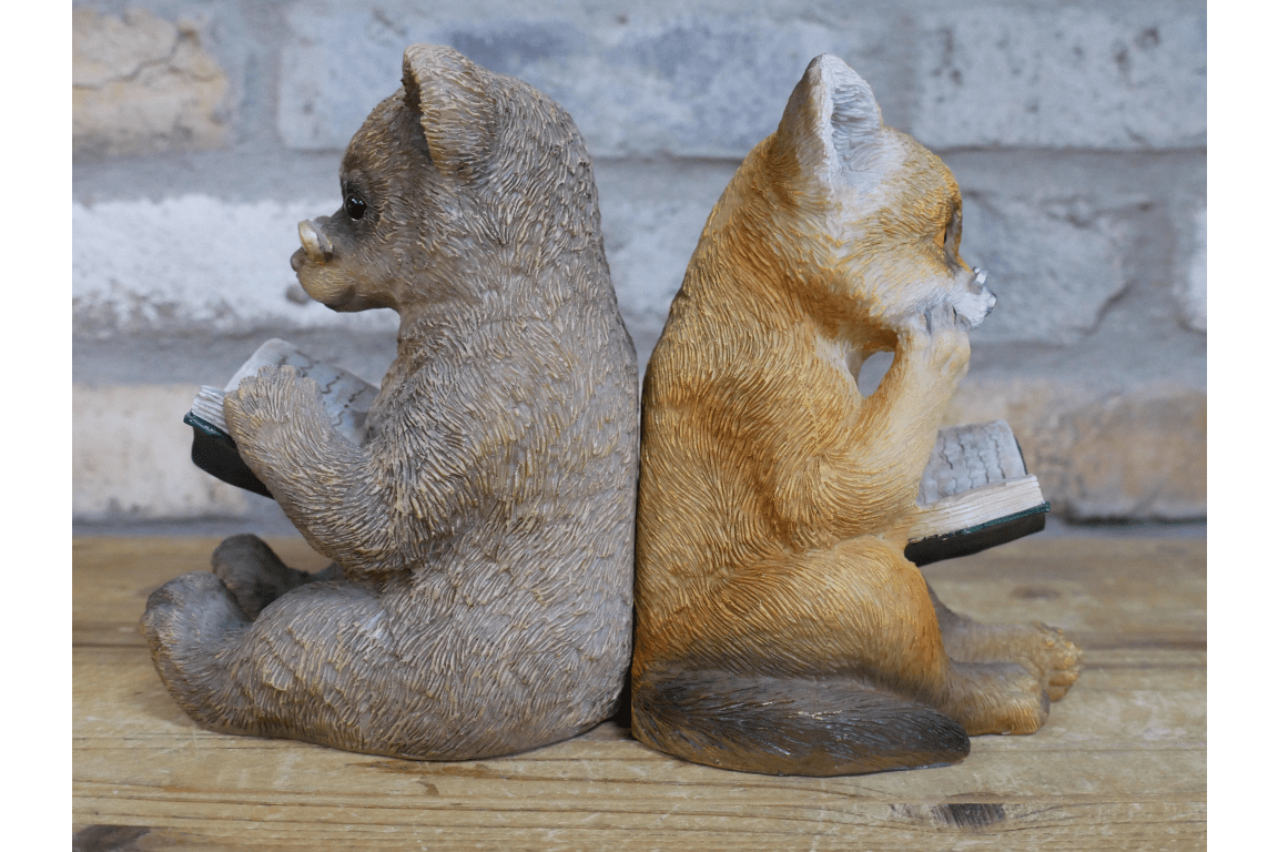 Bear & Fox Bookends - RUTHERFORD & Co